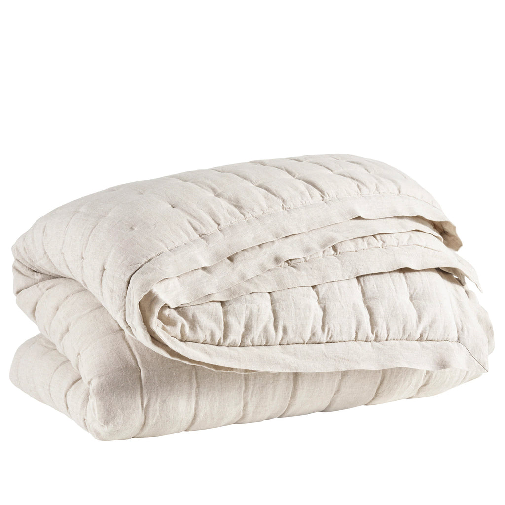 Lush Linen Puff | Natural | Bedding | Annie Selke - Light House Co.