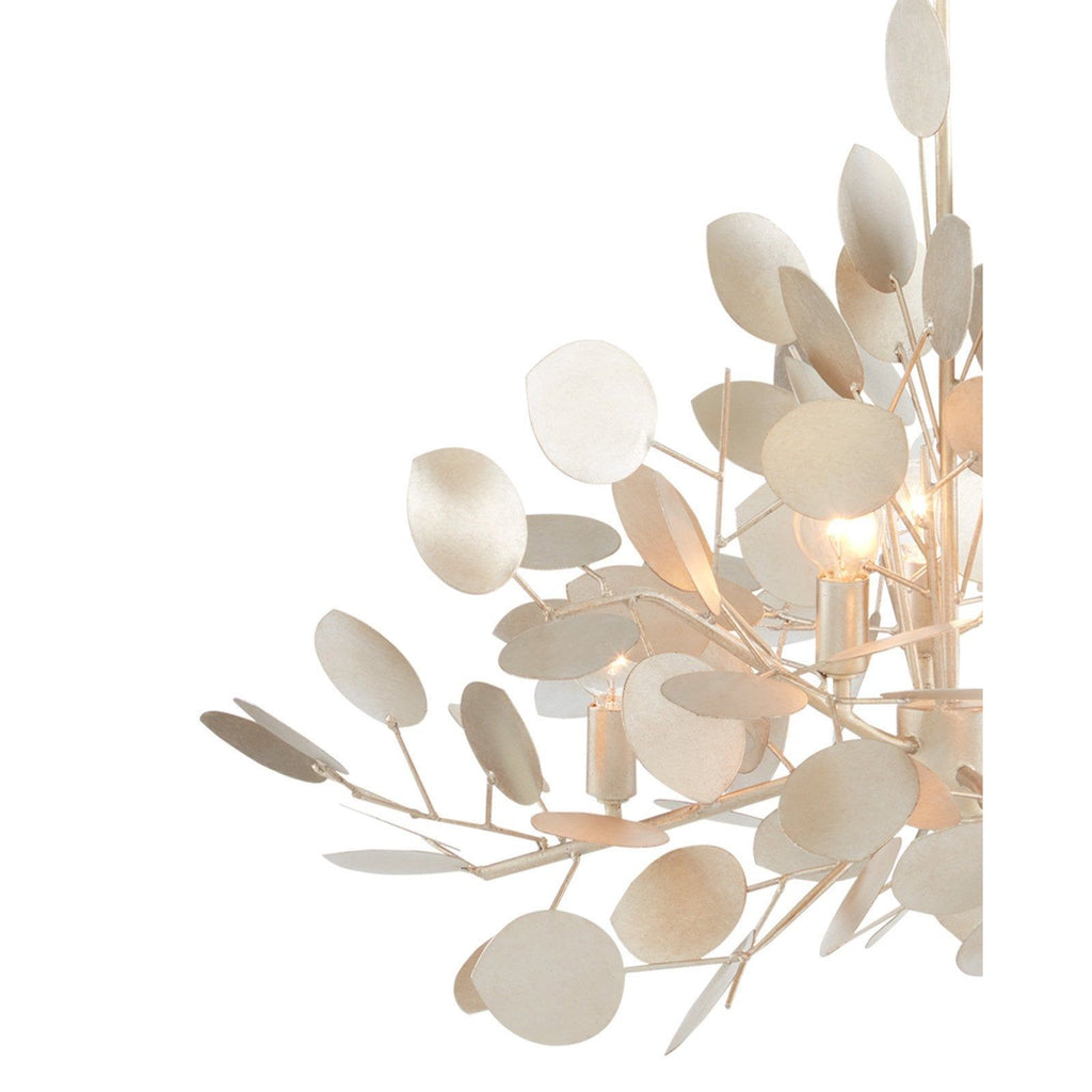 Lunaria Silver Chandelier |  | Currey & Company - Light House Co.