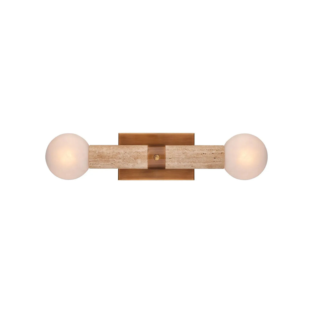 Beatrix Beige Bath Wall Sconce - Light House Co.