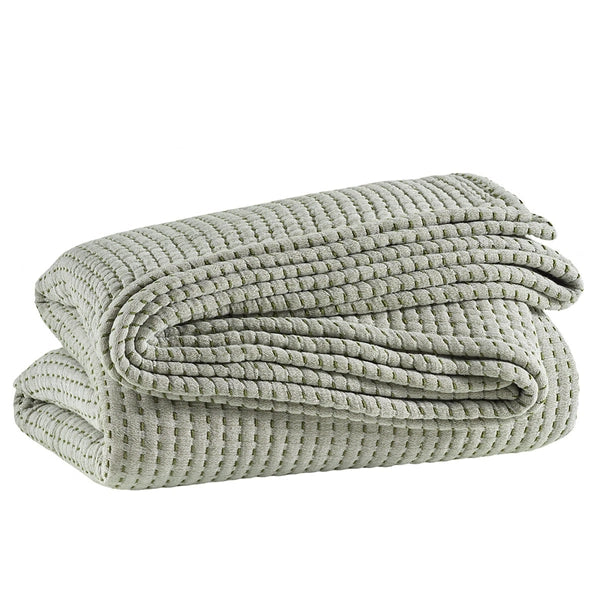 Pick Stitch Evergreen Matelasse Coverlet - Light House Co.