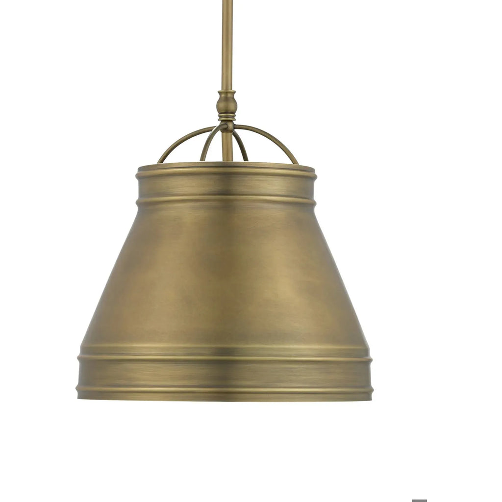 Lumley Brass Pendant - Light House Co.