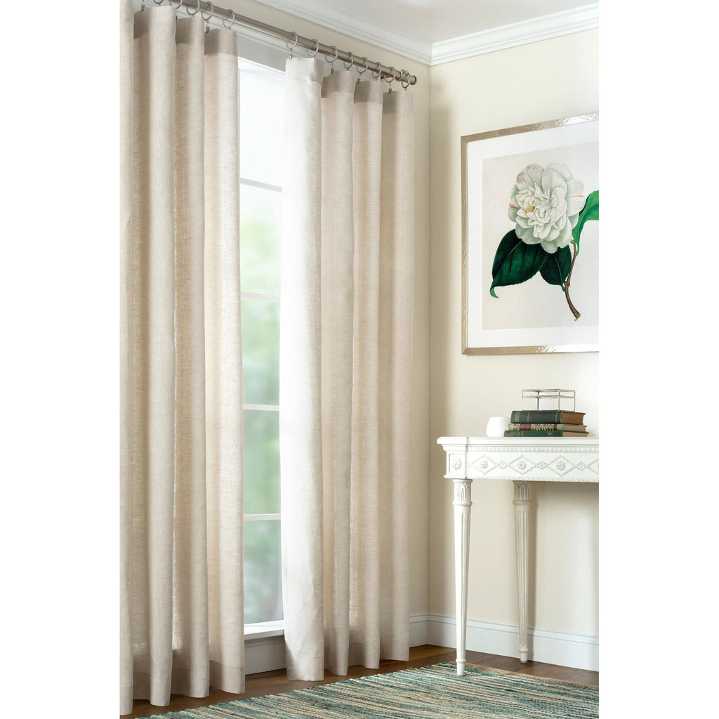 Lush Linen Curtain Panel | Natural | Home Accessories | Annie Selke - Light House Co.