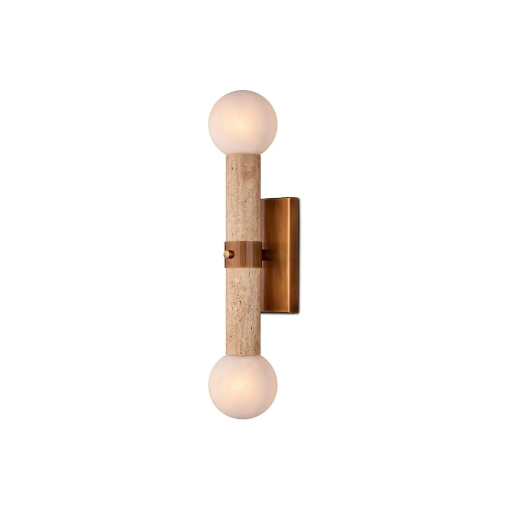 Beatrix Beige Bath Wall Sconce - Light House Co.