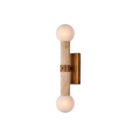 Beige/Antique Brass/White
