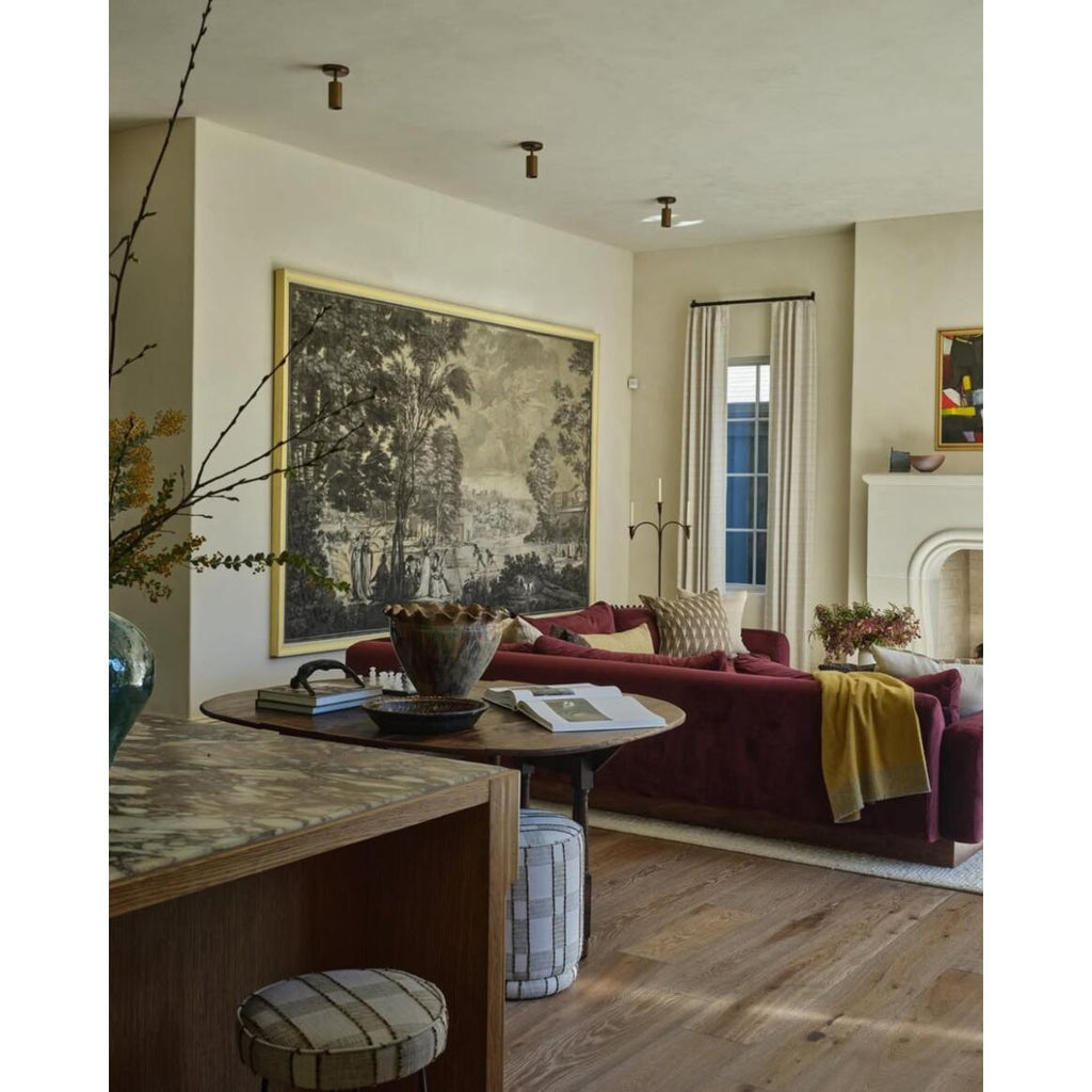 Evanston Directional Brass Ceiling Spot Light | Flush Mounts | Mullan - Light House Co.