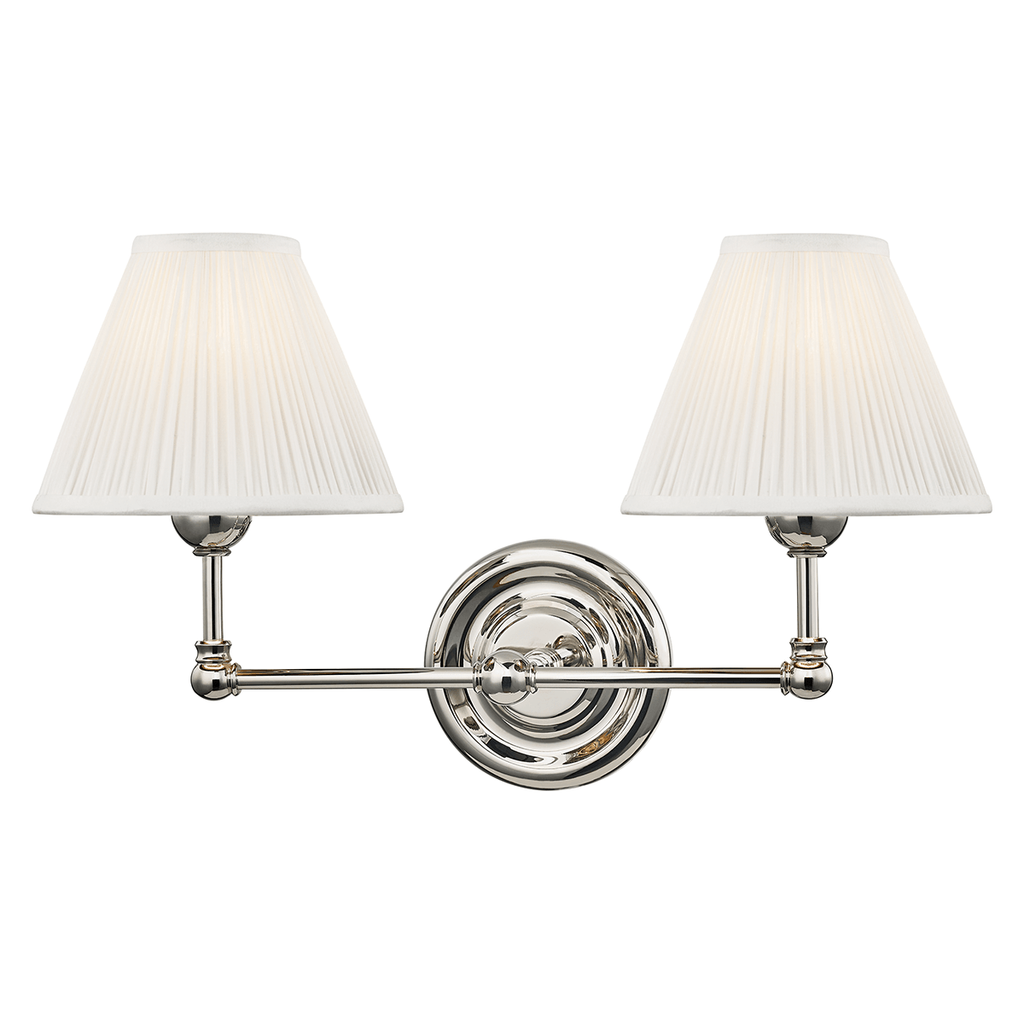Classica Twin Silk Wall Sconce | Mark D. Sikes x Hudson Valley Lighting - Light House Co.