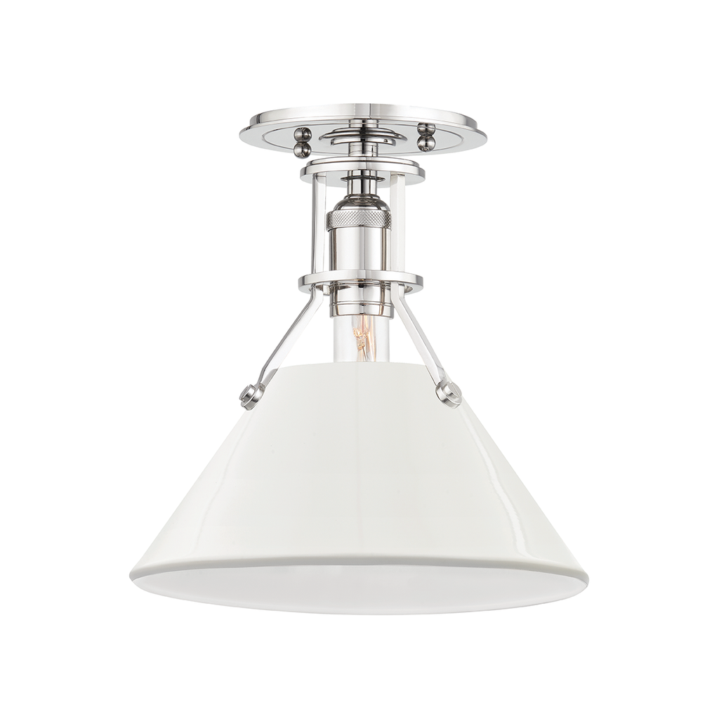 Painted No.2 Semi Flush | Mark D. Sikes x Hudson Valley Lighting - Light House Co.
