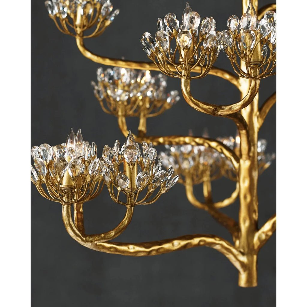 Agave Americana Gold Chandelier - Light House Co.
