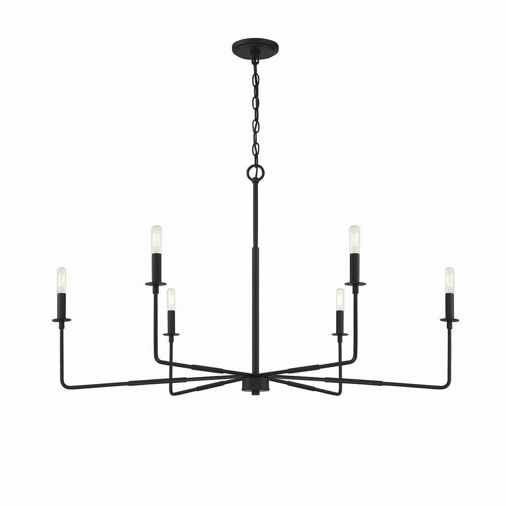 Salerno Chandelier | Chandeliers | Savoy House - Light House Co.