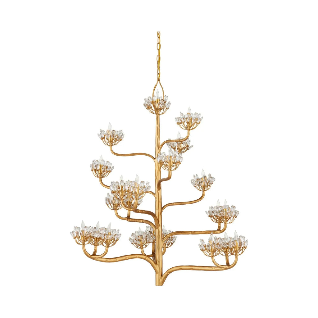 Agave Americana Gold Chandelier - Light House Co.