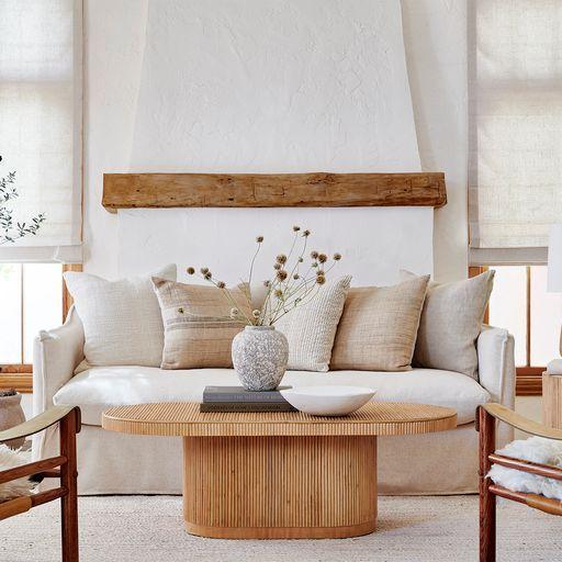 Gabriella Rattan Coffee Table - Light House Co.