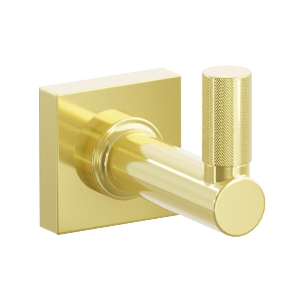 Select Round Stem with Knurled Tip Single Hook | Bath Hardware | Emtek - Light House Co.