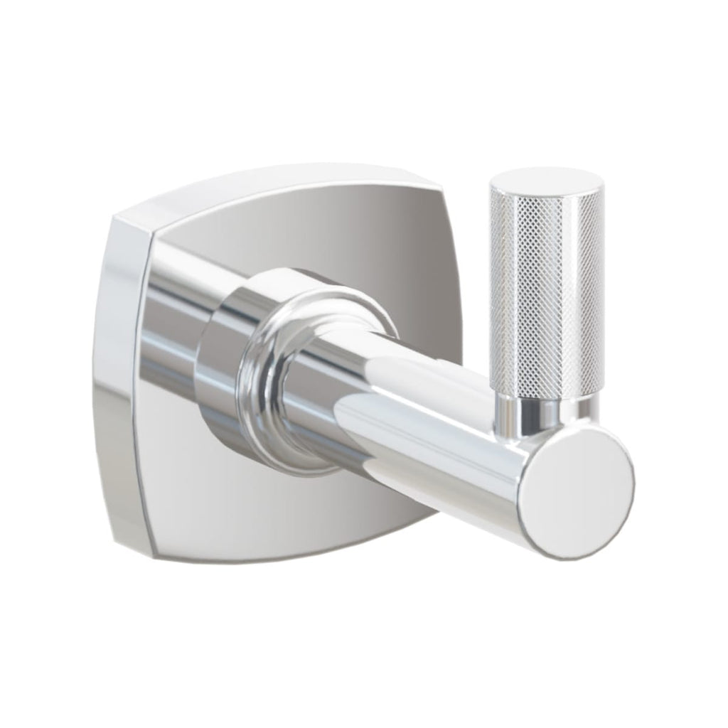 Select Round Stem with Knurled Tip Single Hook | Bath Hardware | Emtek - Light House Co.