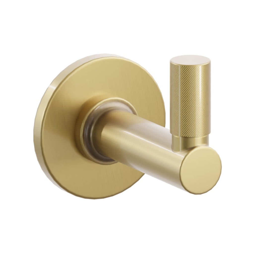 Select Round Stem with Knurled Tip Single Hook | Bath Hardware | Emtek - Light House Co.