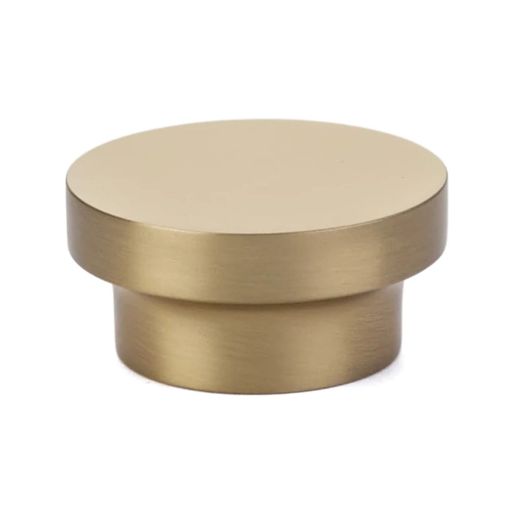 District Cabinet Knob - Satin Brass 1.375" | Open Box - Light House Co.