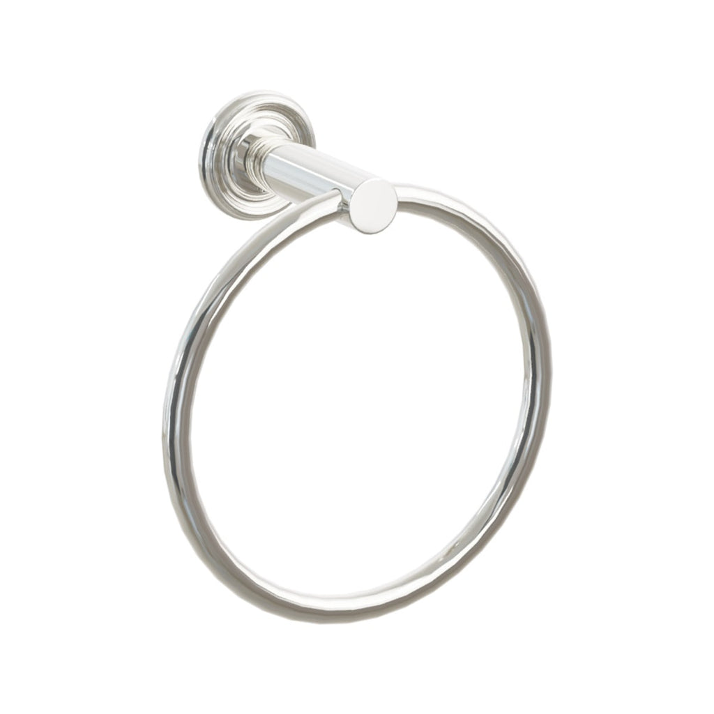 Modern Tubular Brass Towel Ring | Bath Hardware | Emtek - Light House Co.