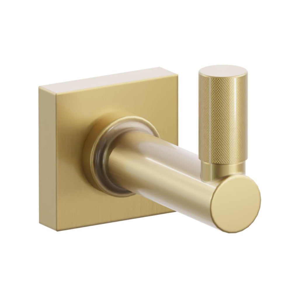 Select Round Stem with Knurled Tip Single Hook | Bath Hardware | Emtek - Light House Co.