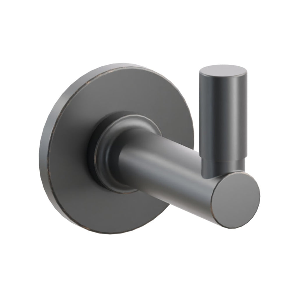 Select Round Stem with Smooth Tip Single Hook | Bath Hardware | Emtek - Light House Co.