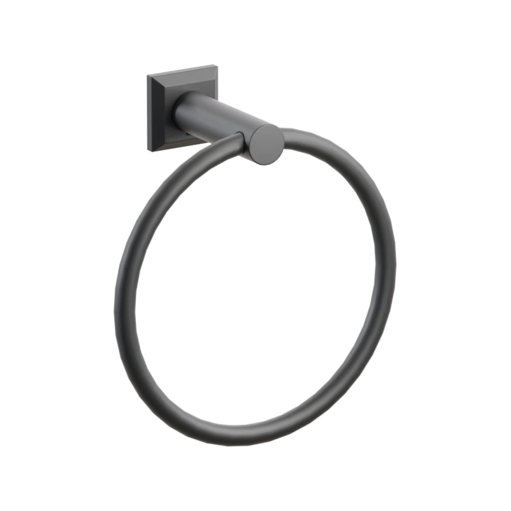Modern Tubular Brass Towel Ring | Bath Hardware | Emtek - Light House Co.
