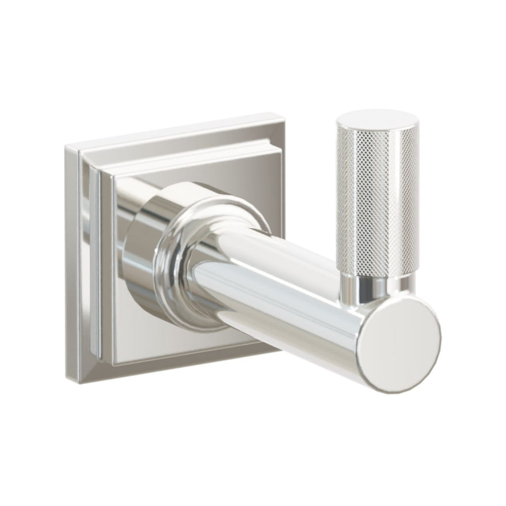 Select Round Stem with Knurled Tip Single Hook | Bath Hardware | Emtek - Light House Co.