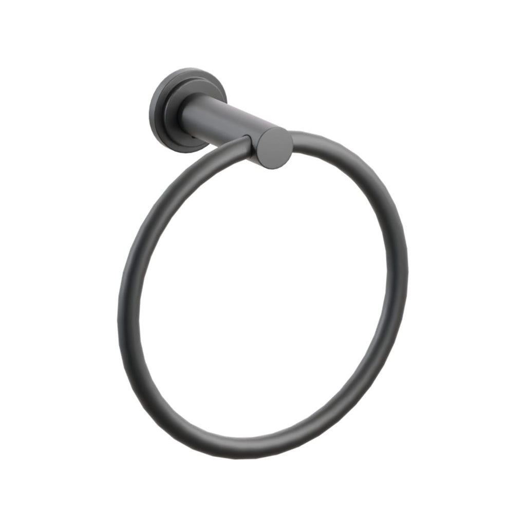 Modern Tubular Brass Towel Ring | Bath Hardware | Emtek - Light House Co.