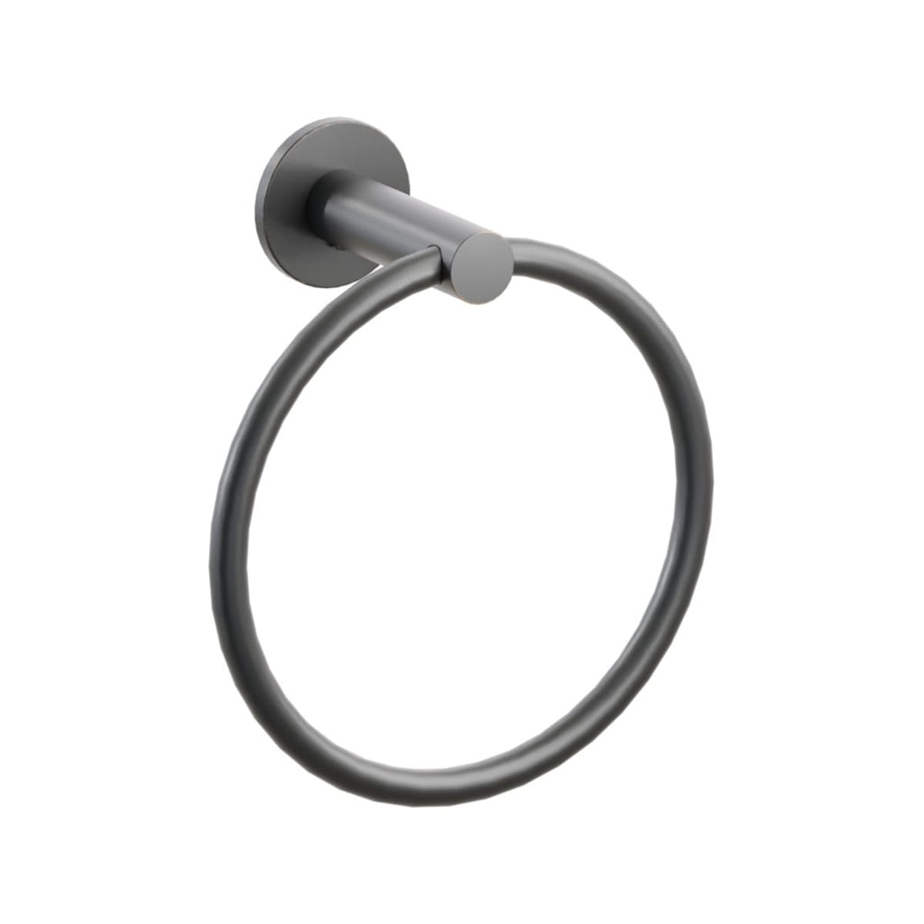 Modern Tubular Brass Towel Ring | Bath Hardware | Emtek - Light House Co.