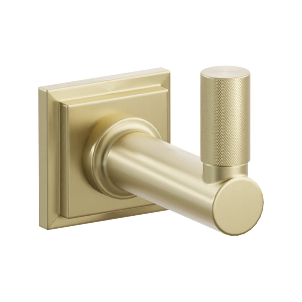 Select Round Stem with Knurled Tip Single Hook | Bath Hardware | Emtek - Light House Co.