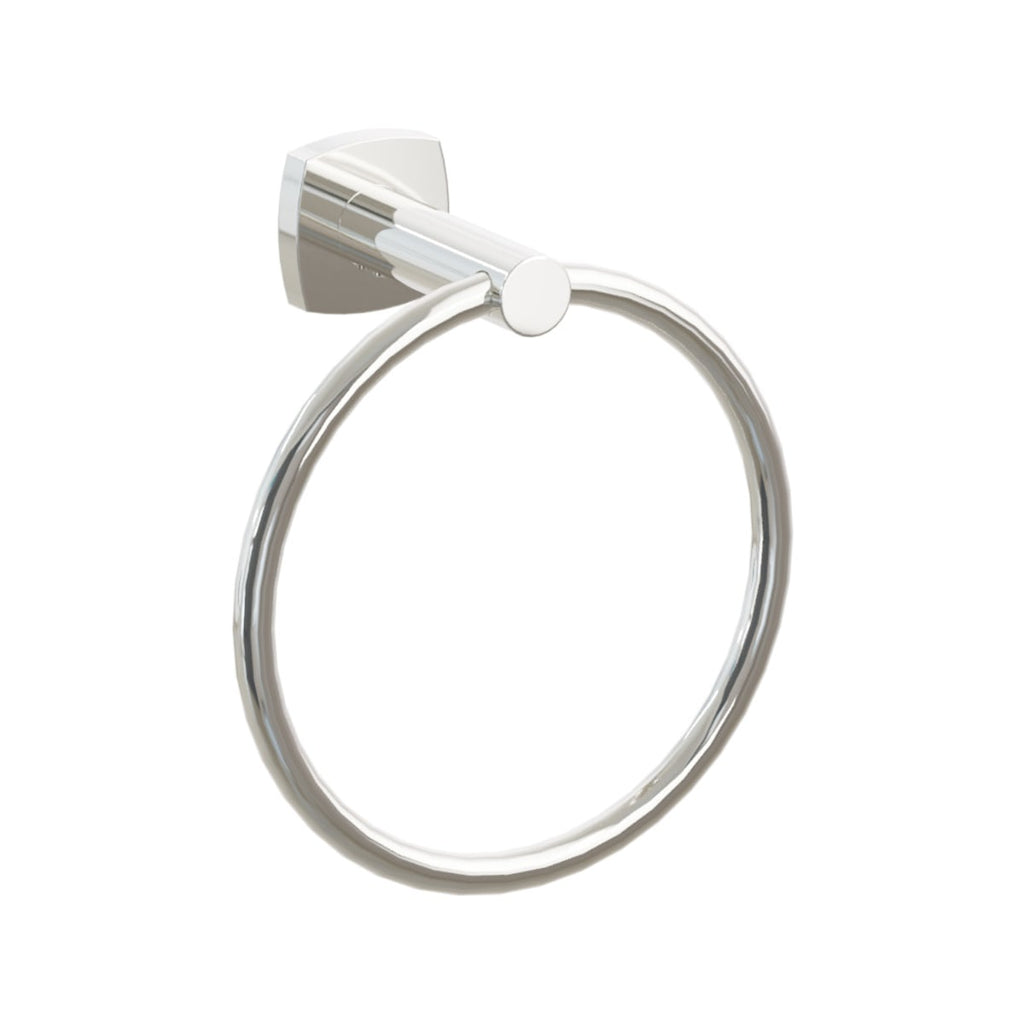 Modern Tubular Brass Towel Ring | Bath Hardware | Emtek - Light House Co.