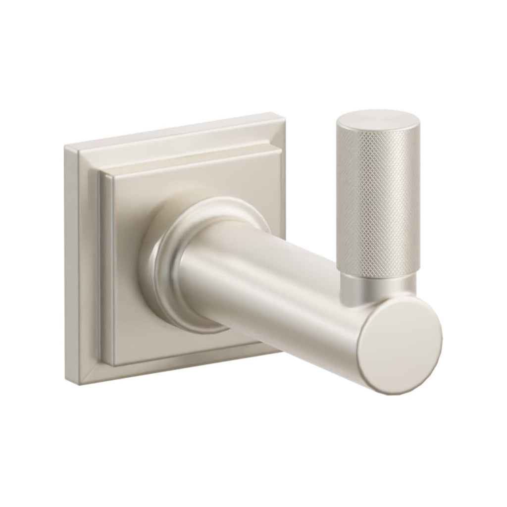 Select Round Stem with Knurled Tip Single Hook | Bath Hardware | Emtek - Light House Co.