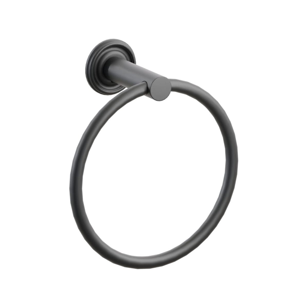 Modern Tubular Brass Towel Ring | Bath Hardware | Emtek - Light House Co.