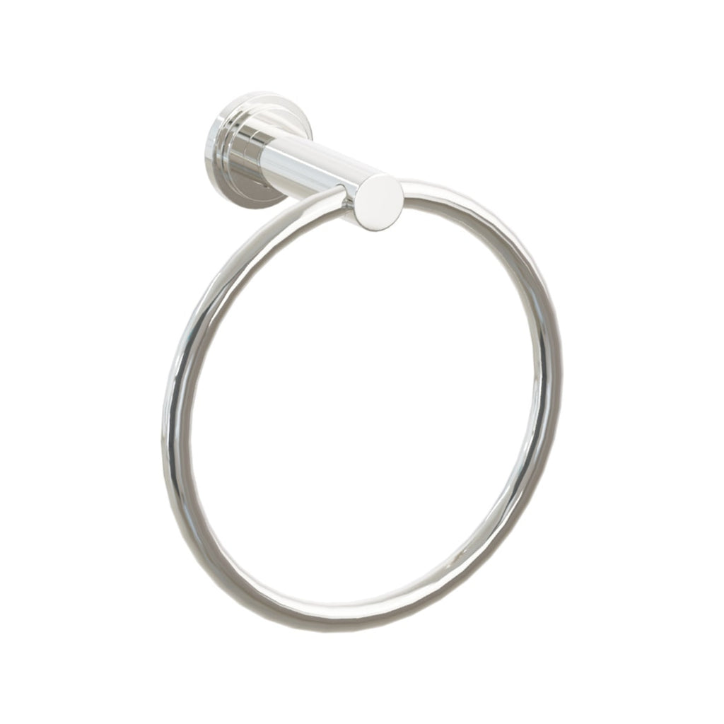 Modern Tubular Brass Towel Ring | Bath Hardware | Emtek - Light House Co.