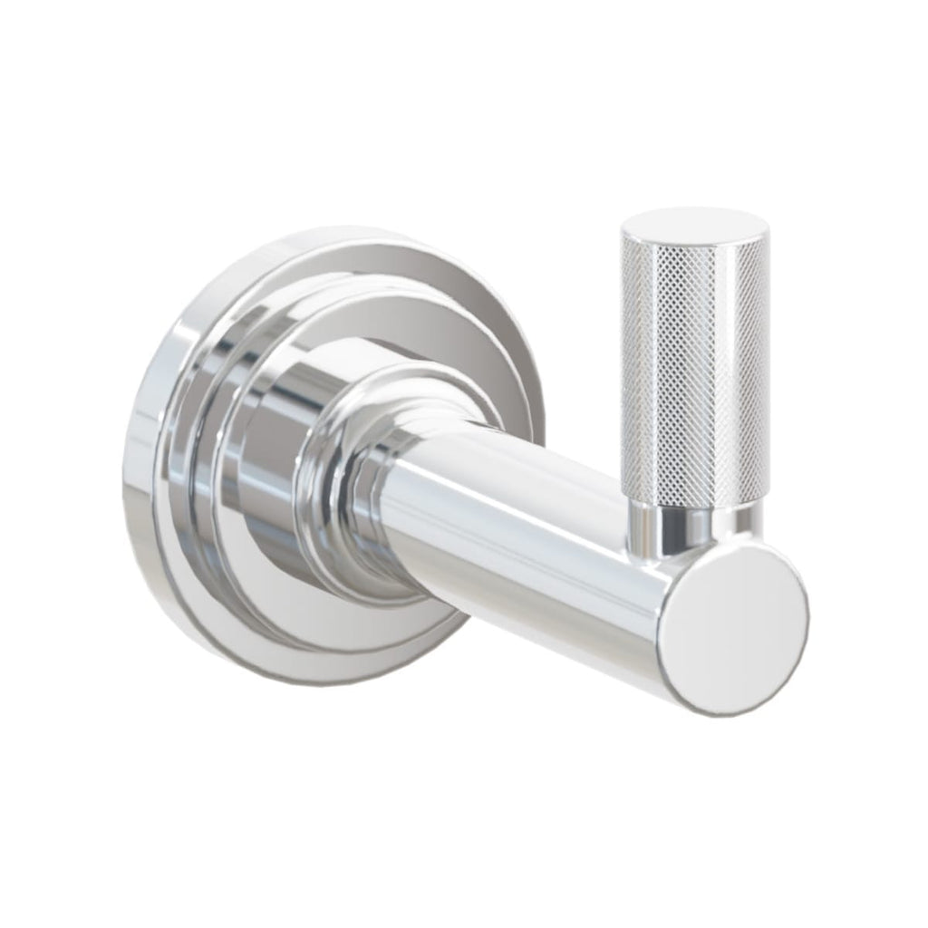 Select Round Stem with Knurled Tip Single Hook | Bath Hardware | Emtek - Light House Co.
