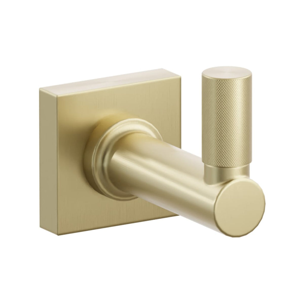 Select Round Stem with Knurled Tip Single Hook | Bath Hardware | Emtek - Light House Co.