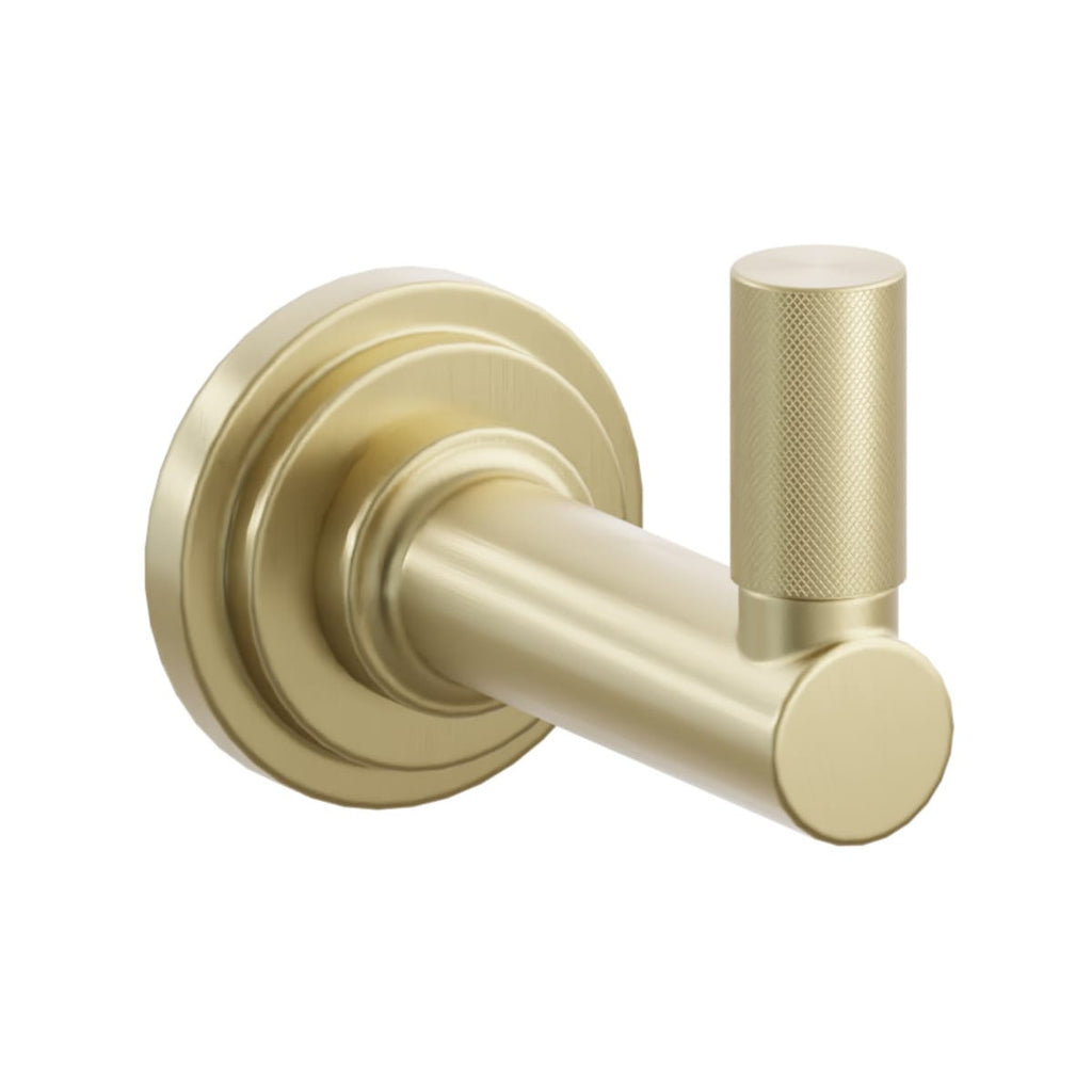 Select Round Stem with Knurled Tip Single Hook | Bath Hardware | Emtek - Light House Co.