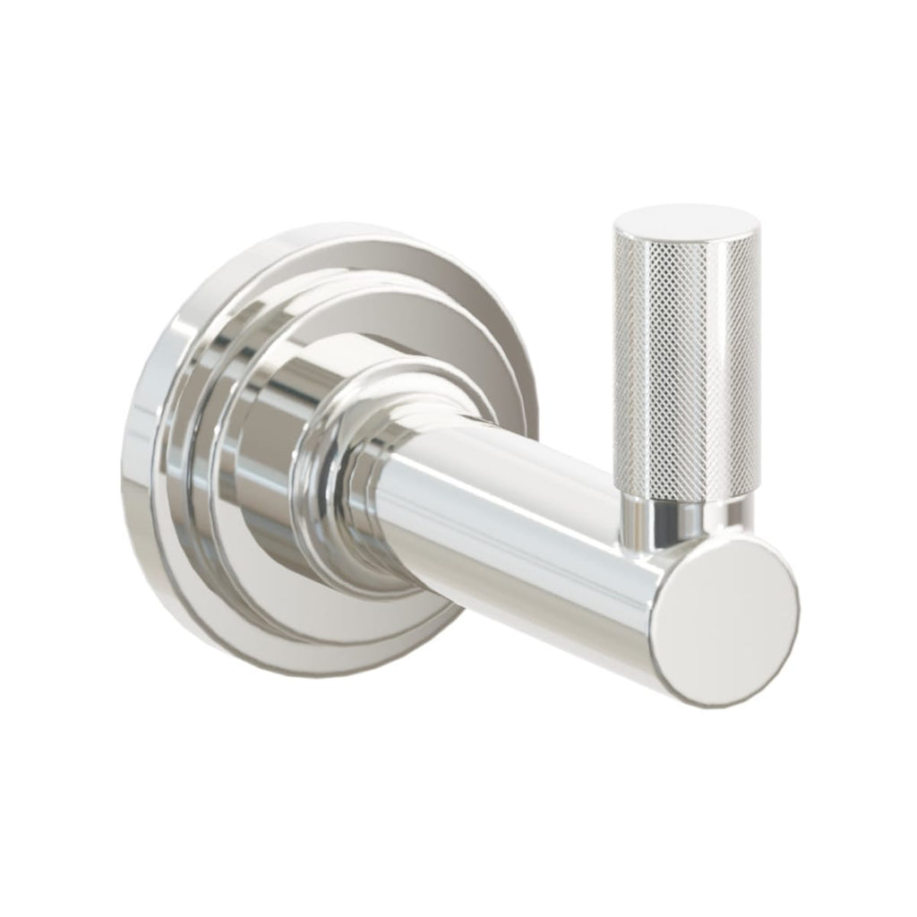 Select Round Stem with Knurled Tip Single Hook | Bath Hardware | Emtek - Light House Co.