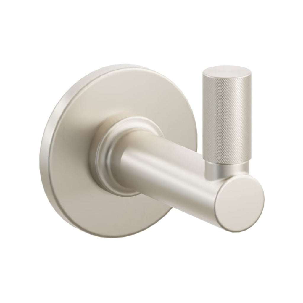 Select Round Stem with Knurled Tip Single Hook | Bath Hardware | Emtek - Light House Co.