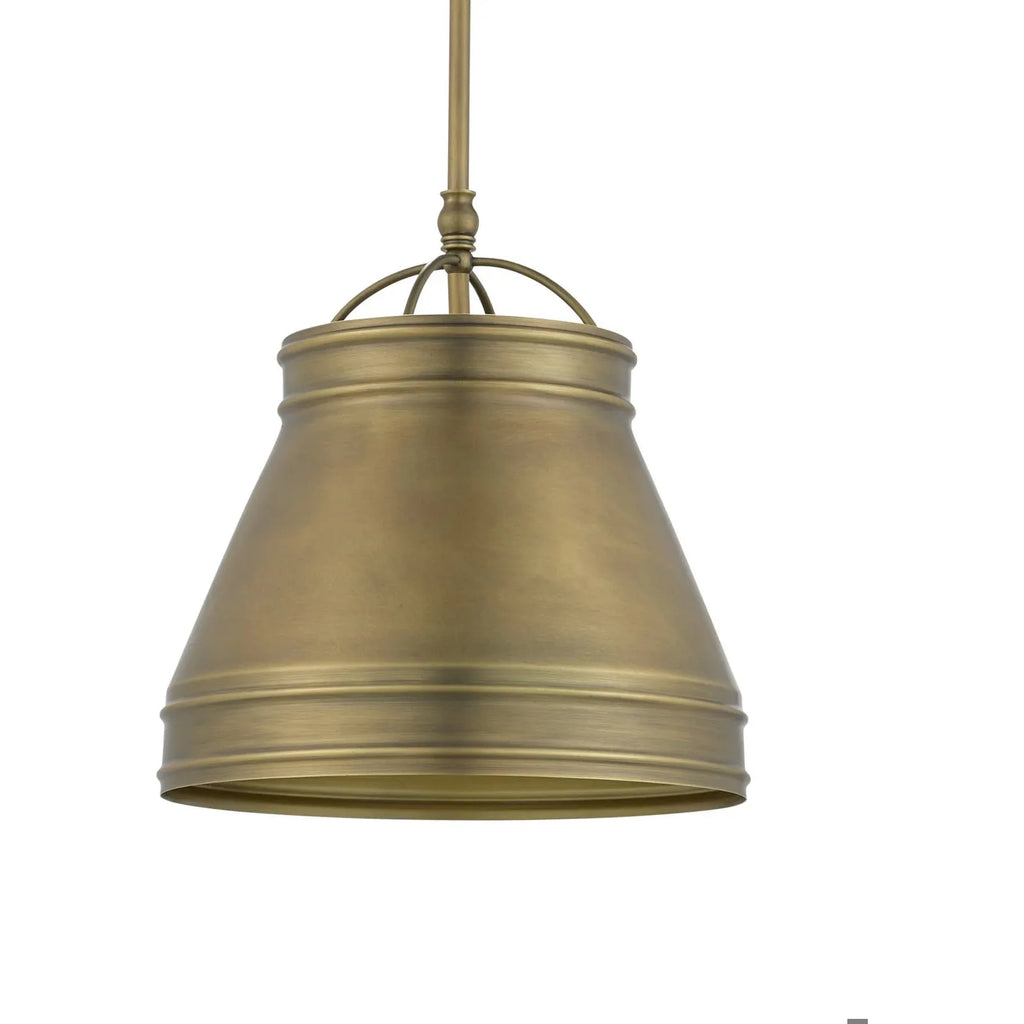 Lumley Brass Pendant - Light House Co.
