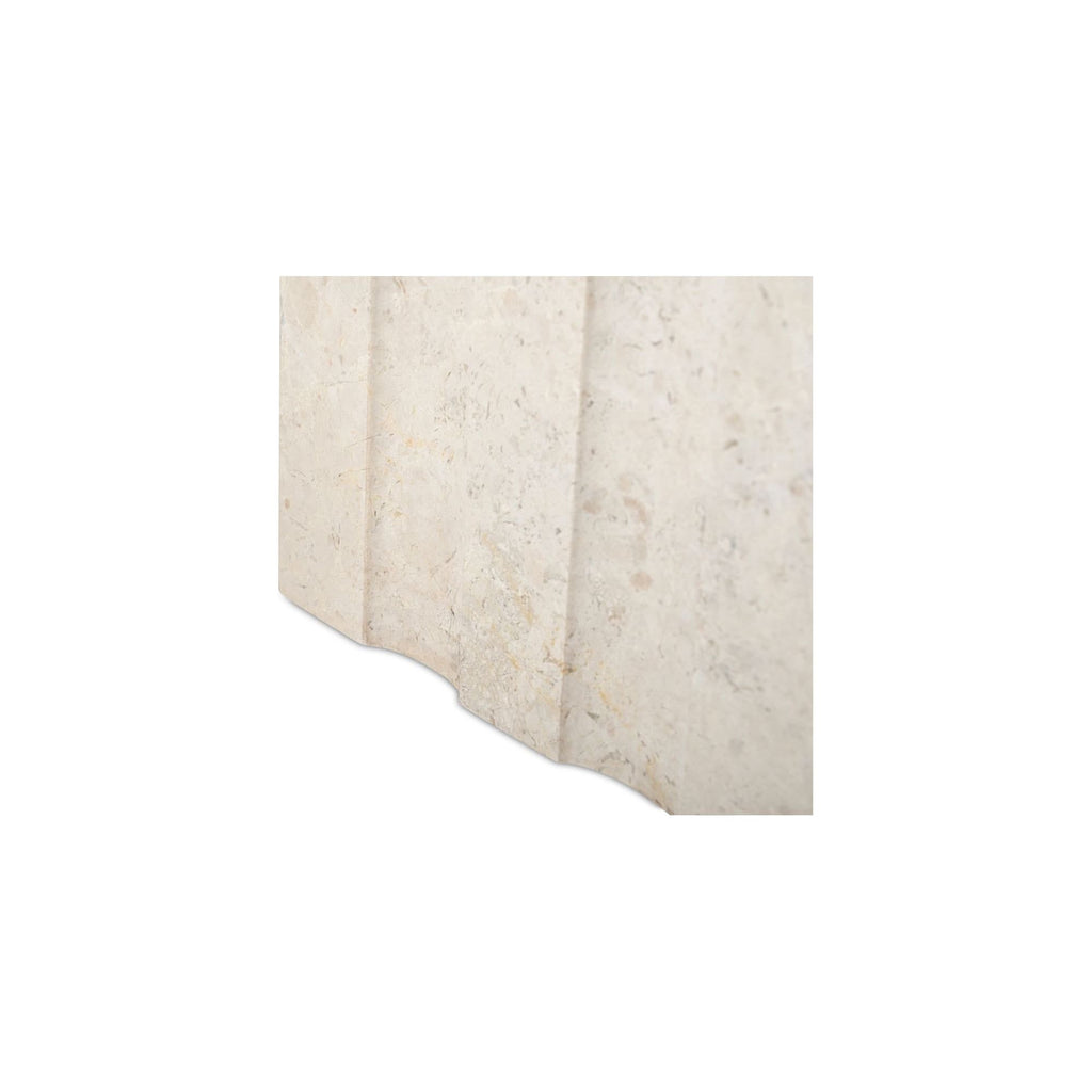Forum Cream Marble Side Table - Light House Co.