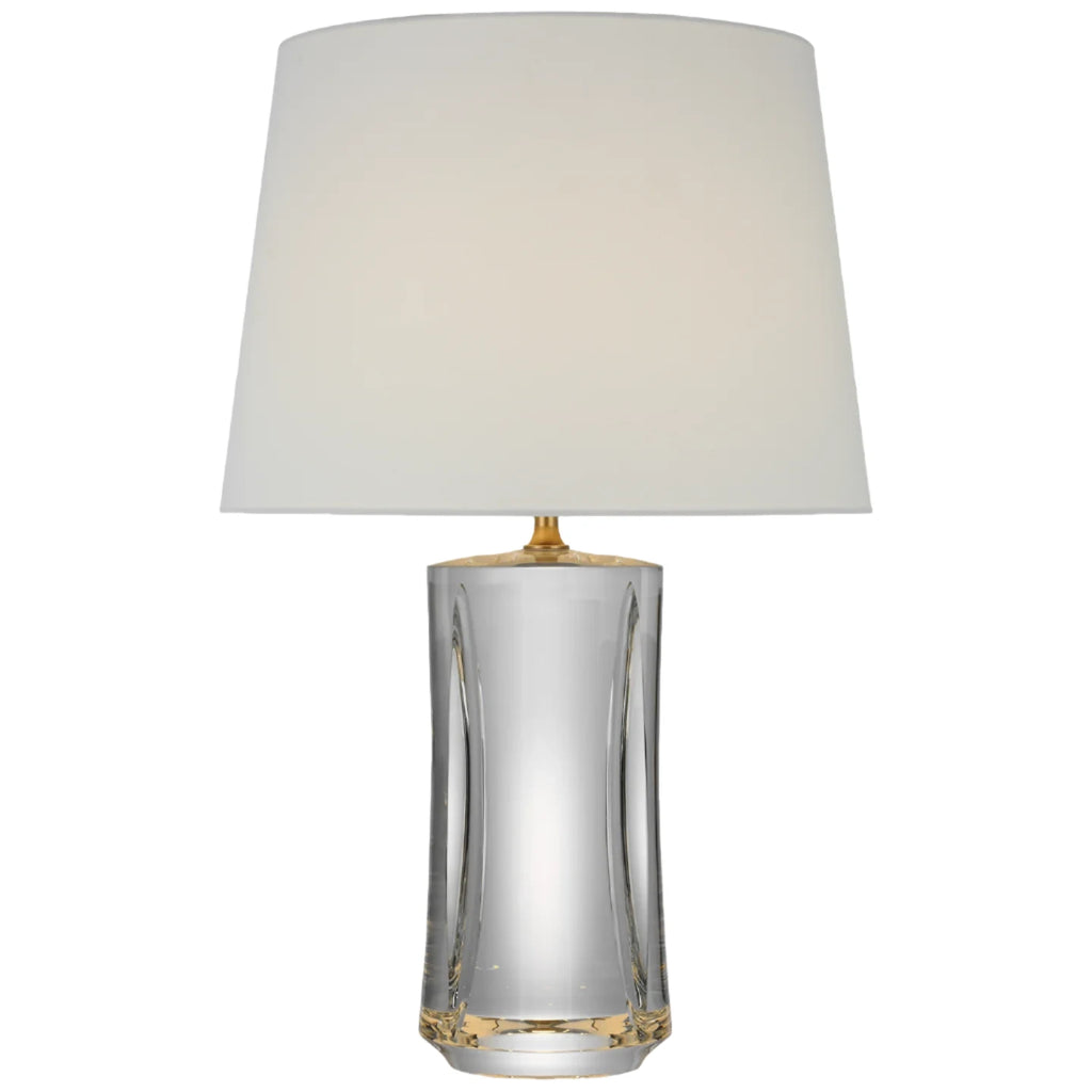 Figlia 27" Cordless V-Cut Round Table Lamp - Light House Co.
