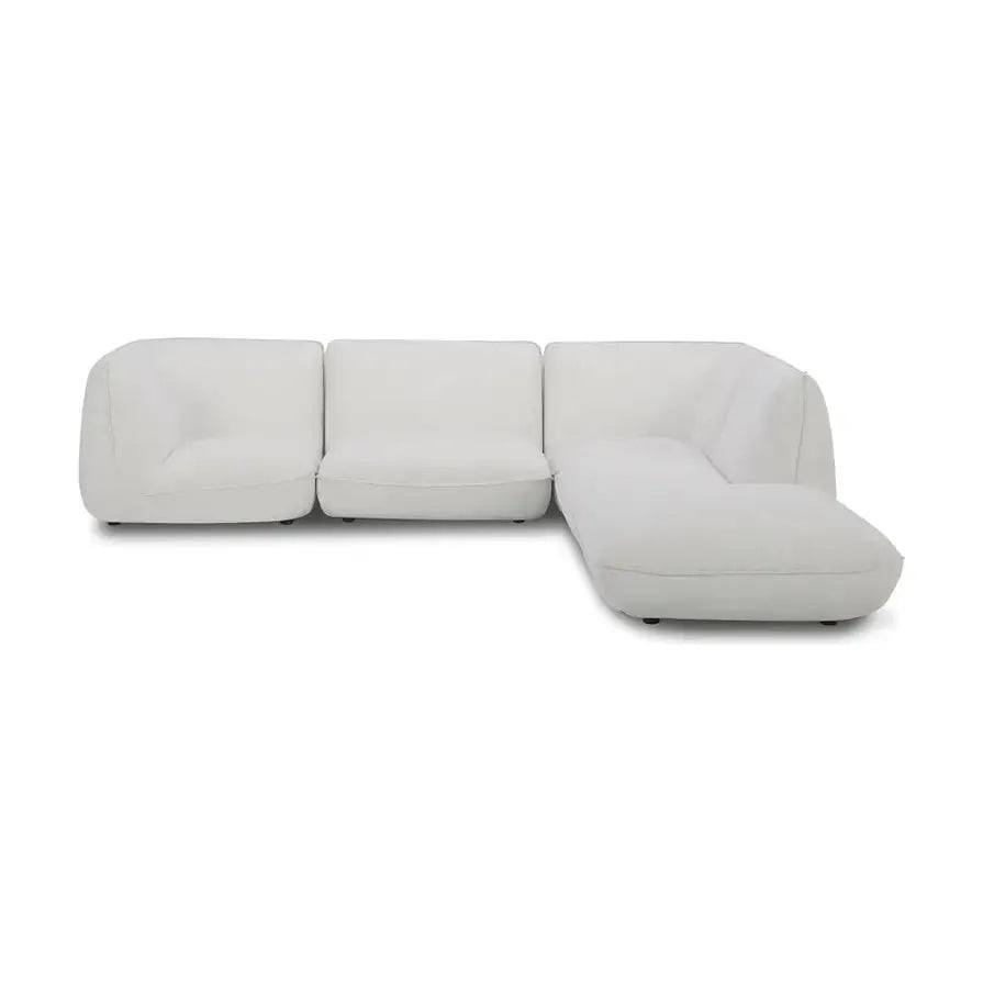 Zeppelin Lounge Modular Salt Stone White - Light House Co.