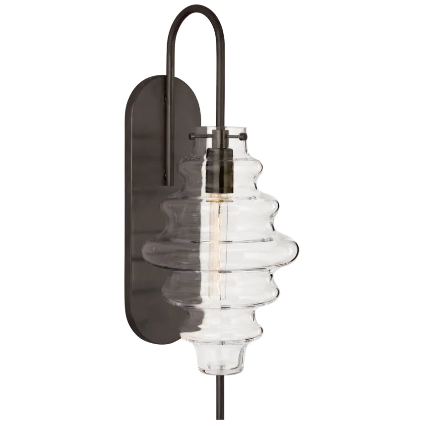 Tableau Large Sconce - Bronze - Clear Glass | Open Box - Light House Co.