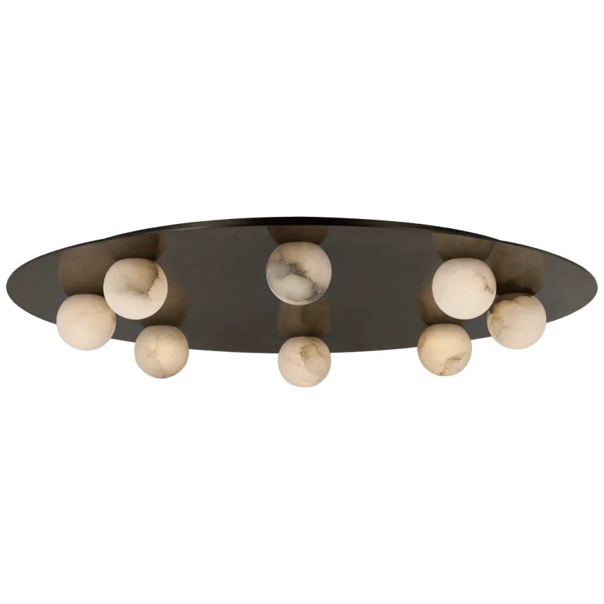 Pertica 30" Eight Light Flush Mount - Light House Co.