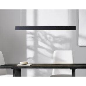 Taya 1 Light 48 inch Matte Black Linear Pendant Ceiling Light - Light House Co.