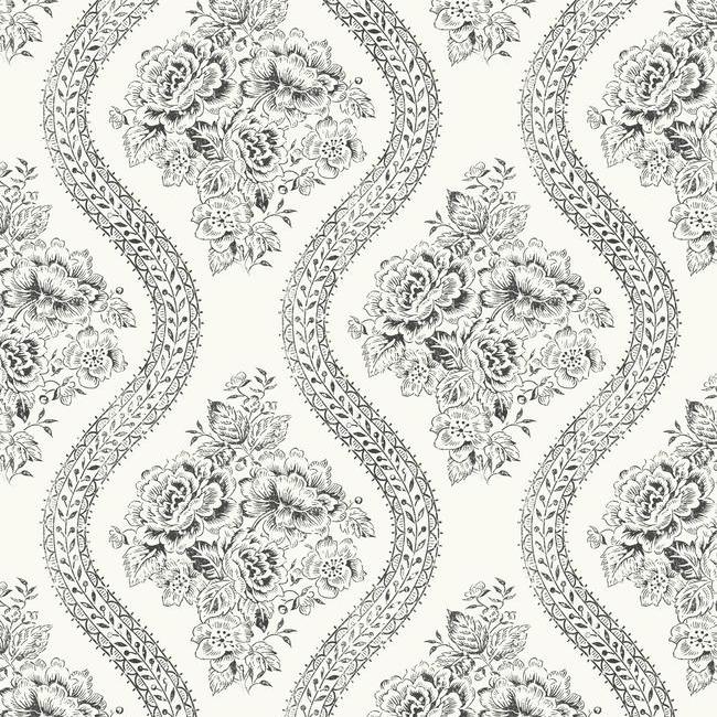 Coverlet Floral Wallpaper | Wallpaper | York Wallcoverings - Light House Co.