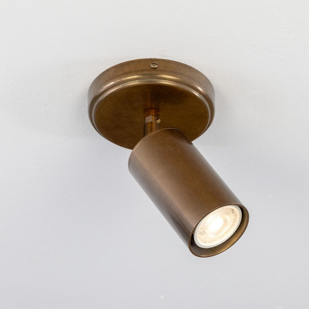 Evanston Directional Brass Ceiling Spot Light - Light House Co.