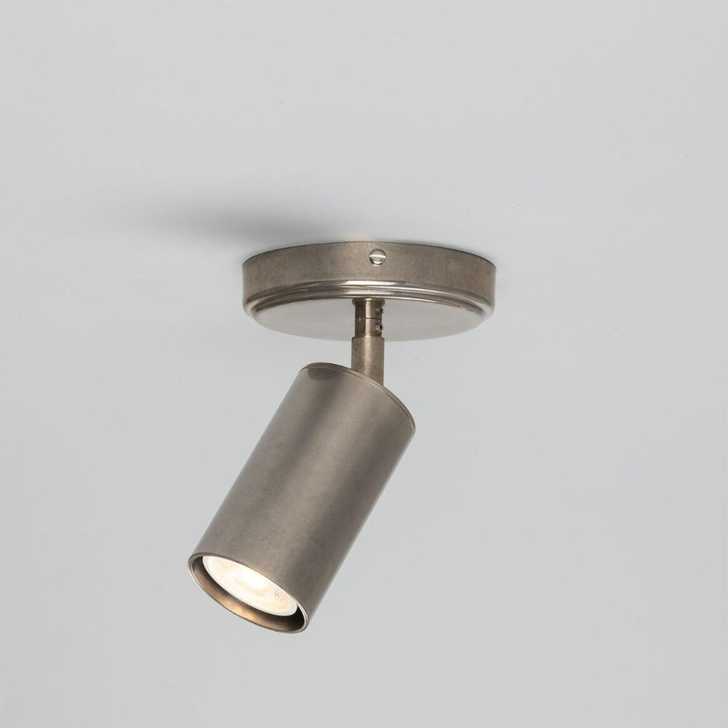 Evanston Directional Brass Ceiling Spot Light | Flush Mounts | Mullan - Light House Co.