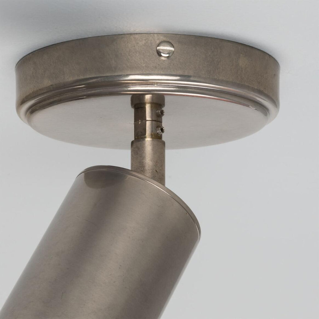 Evanston Directional Brass Ceiling Spot Light | Flush Mounts | Mullan - Light House Co.