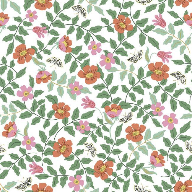 Primrose Premium Peel + Stick Wallpaper | Peel and Stick Wallpaper | York Wallcoverings - Light House Co.