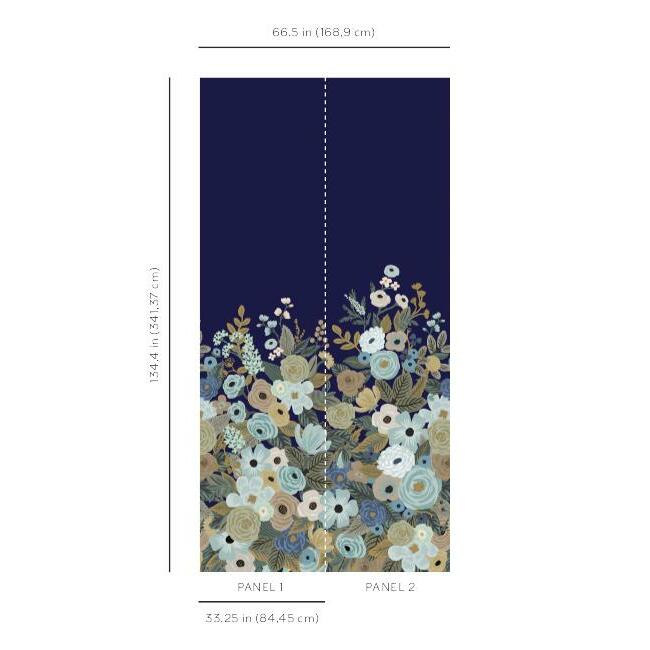 Garden Party Wall Mural | Wall Mural | York Wallcoverings - Light House Co.