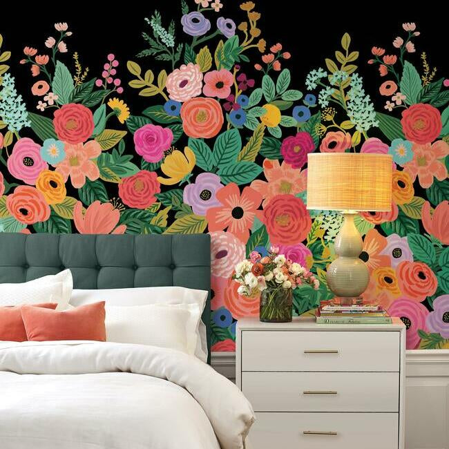 Garden Party Wall Mural | Wall Mural | York Wallcoverings - Light House Co.